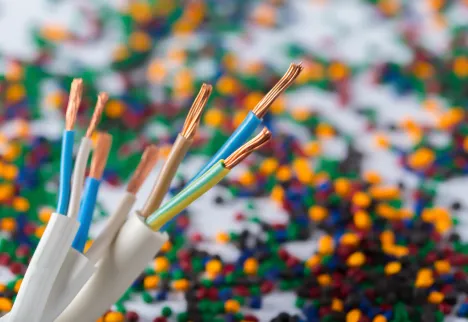 colorful-plastic-polymer-granules-cable