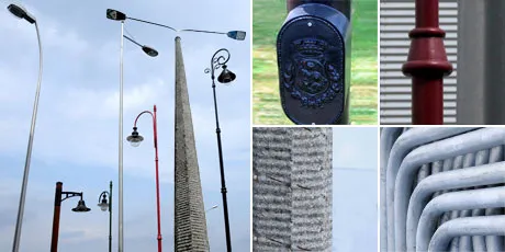 Słupy oświetleniowe