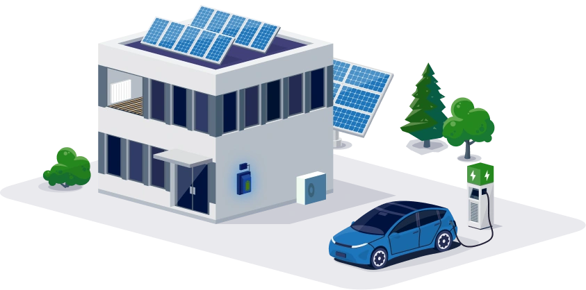 Budynek nowoczesnych rozwiązań - magazyn energii